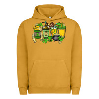 Pigment Peanut Butter St. Patrick's Day coffee cups Urban Hoodie - HowdyJamesFarm