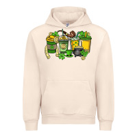 Sandshell St. Patrick's Day coffee cups Urban Hoodie - HowdyJamesFarm