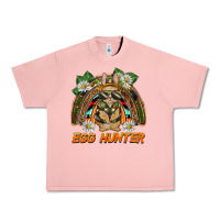 Salmon easter egg hunter  rabbit rainbow Urban Heavy Tee - BarkalooDesign