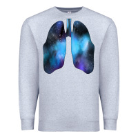 Heather Grey white lungs Premium Sweatshirt - Bettercallsaul