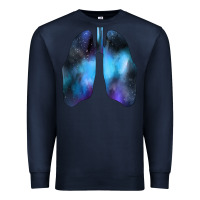 Navy white lungs Premium Sweatshirt - Bettercallsaul