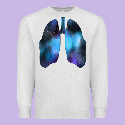 White Lungs Premium Sweatshirt Designed By Bettercallsaul