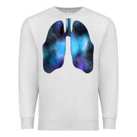 Oatmeal Heather white lungs Premium Sweatshirt - Bettercallsaul