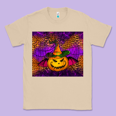 Halloween Jack O'lantern Tumbler Classic Tee Designed By Jasminsmagicworld