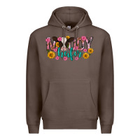 Coffee Moody Heifer Mother's Day Premium Hoodie - texasbilliewilder