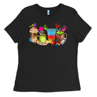 Black art teacher coffee cups Ladies Tee - texasbilliewilder