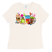 Bone art teacher coffee cups Ladies Tee - texasbilliewilder