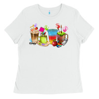 White art teacher coffee cups Ladies Tee - texasbilliewilder