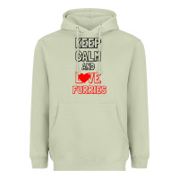 Matcha Keep Calm And Love Furries Heavyweight Hoodie - Bettercallsaul