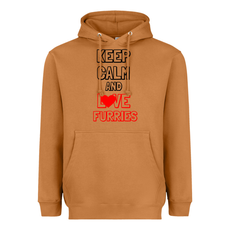 Keep Calm And Love Furries Heavyweight Hoodie by Bettercallsaul | Teevron