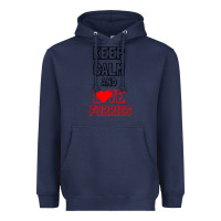 Navy Keep Calm And Love Furries Heavyweight Hoodie - Bettercallsaul