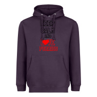 Plum Keep Calm And Love Furries Heavyweight Hoodie - Bettercallsaul