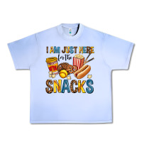 Grape Ice i am just here for the snacks Urban Heavy Tee - AdoDesignShop
