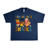 Navy i am just here for the snacks Urban Heavy Tee - AdoDesignShop