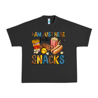 Pigment Black i am just here for the snacks Urban Heavy Tee - AdoDesignShop