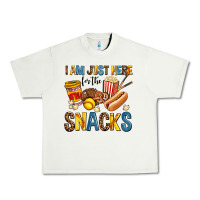 Pistachio i am just here for the snacks Urban Heavy Tee - AdoDesignShop