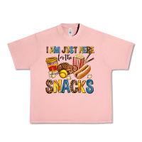 Salmon i am just here for the snacks Urban Heavy Tee - AdoDesignShop