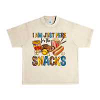 I Am Just Here For The Snacks Urban Heavy Tee | Teevron