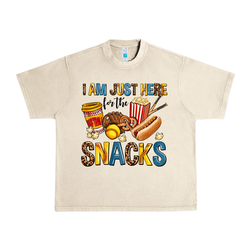 I Am Just Here For The Snacks Urban Heavy Tee by AdoDesignShop | Teevron