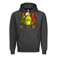 Charcoal Heather tis' the season softball christmas cakes bbs Zipper Hoodie - BundleAndBundleShop