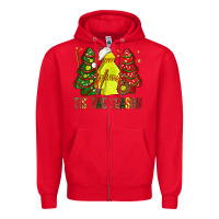 Red tis' the season softball christmas cakes bbs Zipper Hoodie - BundleAndBundleShop