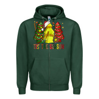 Tis' The Season Softball Christmas Cakes Bbs Zipper Hoodie | Teevron