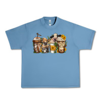 Pebble Blue cows coffee cups Urban Heavy Tee - Jasminsmagicworld