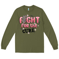 Army Green fight for the cure Long Sleeve Tee - MaliasSmallBusiness