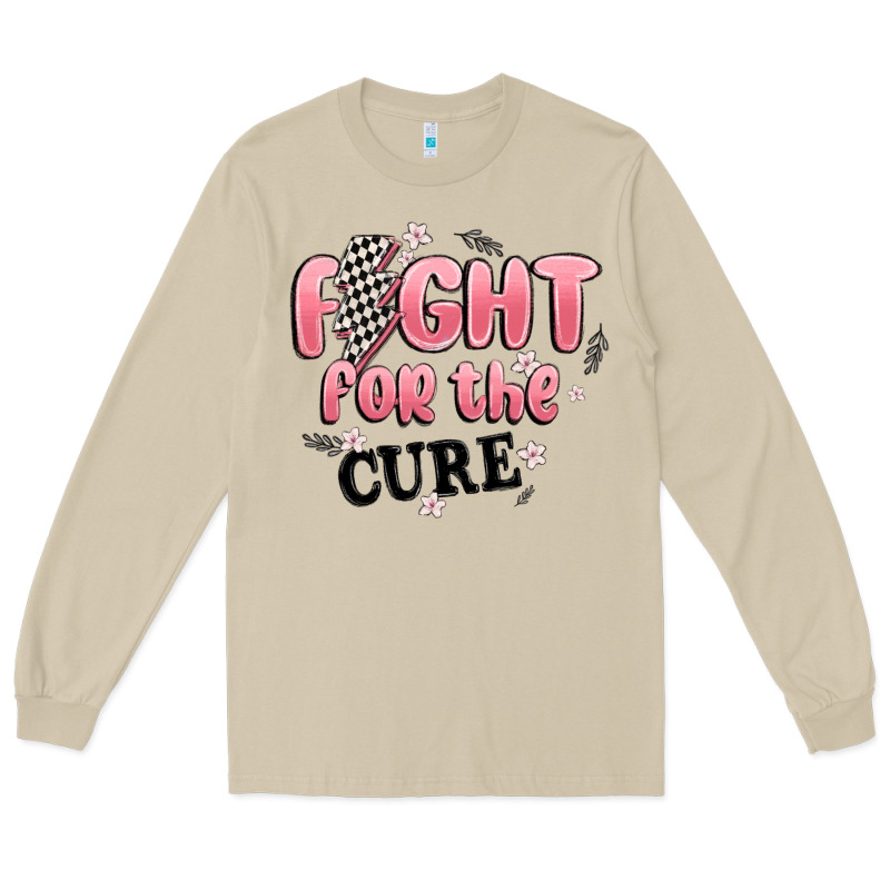 Fight For The Cure Long Sleeve Tee by MaliasSmallBusiness | Teevron