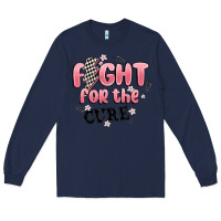 Navy fight for the cure Long Sleeve Tee - MaliasSmallBusiness