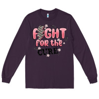 Plum fight for the cure Long Sleeve Tee - MaliasSmallBusiness
