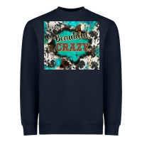 Navy western beautiful crazy Heavyweight Sweatshirt - BarkalooDesign