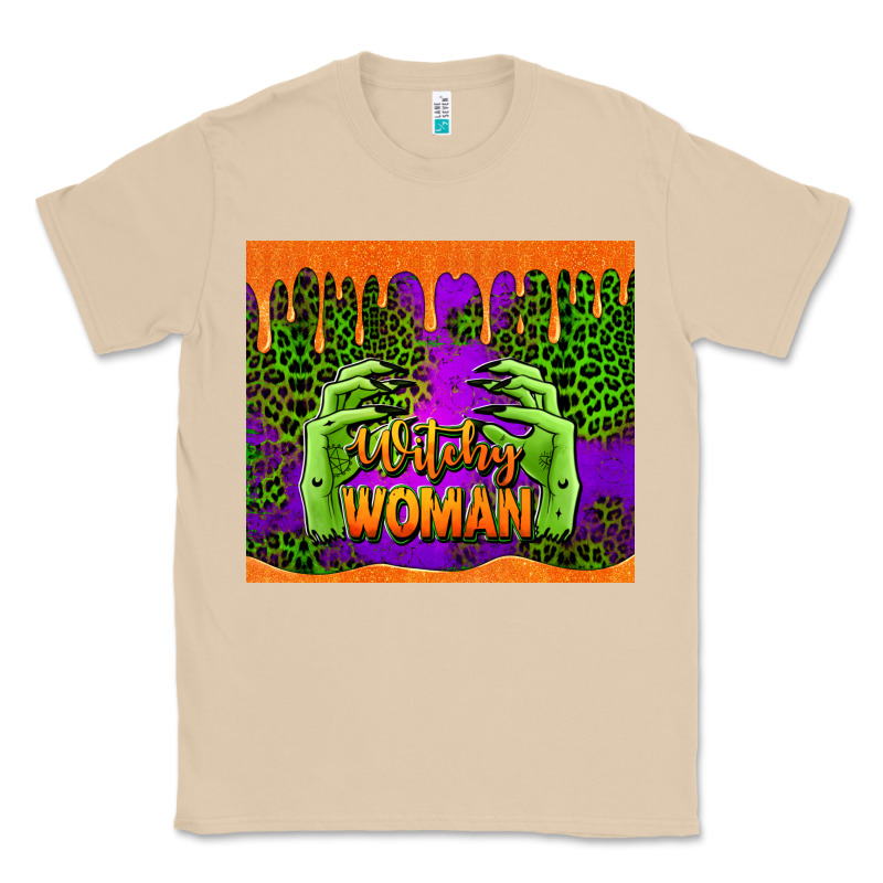 Witchy Woman Halloween Tumbler Classic Tee by Jasminsmagicworld | Teevron