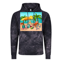 Cloud Black summer Vintage Hoodie - RanaPortraitStore