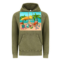 Vintage Olive summer Vintage Hoodie - RanaPortraitStore