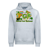 Heather Grey PCA Patient Care Assistant St. Patrick's Day Urban Hoodie - CowGirlArtShop