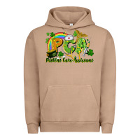 Pigment Burro PCA Patient Care Assistant St. Patrick's Day Urban Hoodie - CowGirlArtShop