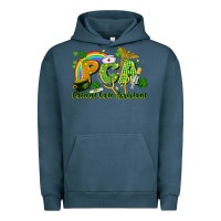 Pigment Midnight Navy PCA Patient Care Assistant St. Patrick's Day Urban Hoodie - CowGirlArtShop