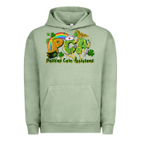 Pigment Oil Green PCA Patient Care Assistant St. Patrick's Day Urban Hoodie - CowGirlArtShop