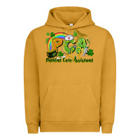 Pigment Peanut Butter PCA Patient Care Assistant St. Patrick's Day Urban Hoodie - CowGirlArtShop