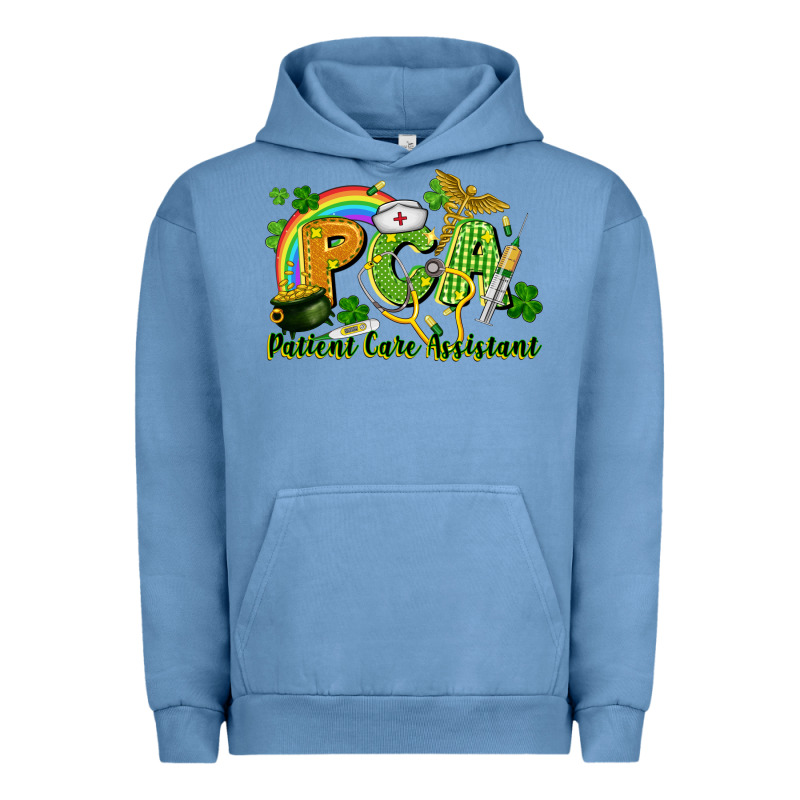 Pca Patient Care Assistant St. Patrick's Day Urban Hoodie by CowGirlArtShop | Teevron