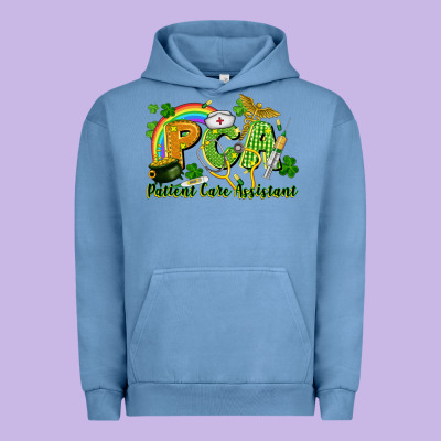 Pca Patient Care Assistant St. Patrick's Day Urban Hoodie Designed By Cowgirlartshop