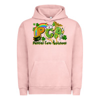 Pigment Salmon PCA Patient Care Assistant St. Patrick's Day Urban Hoodie - CowGirlArtShop