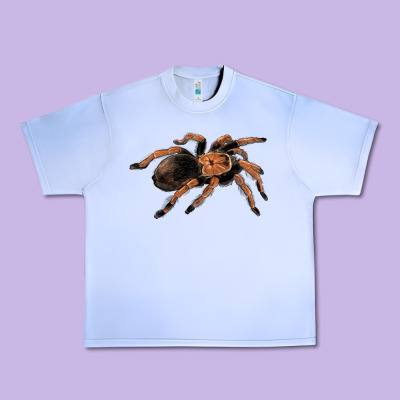 Mexican Red Knee Tarantula Urban Heavy Tee Designed By Lillyallendesigns