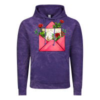 Cloud Purple pink letter Vintage Hoodie - AdoDesignShop