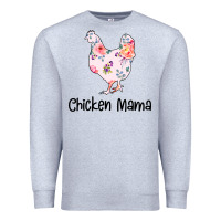 Heather Grey Chicken Mama Premium Sweatshirt - Bettercallsaul
