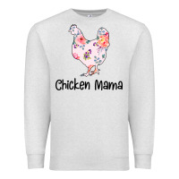 Oatmeal Heather Chicken Mama Premium Sweatshirt - Bettercallsaul