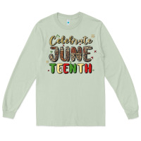 Matcha celebrate juneteenth Long Sleeve Tee - MaliasSmallBusiness