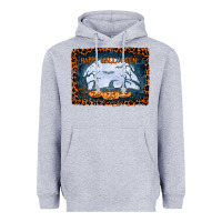 Heather Grey Happy Halloween Heavyweight Hoodie - Bettercallsaul
