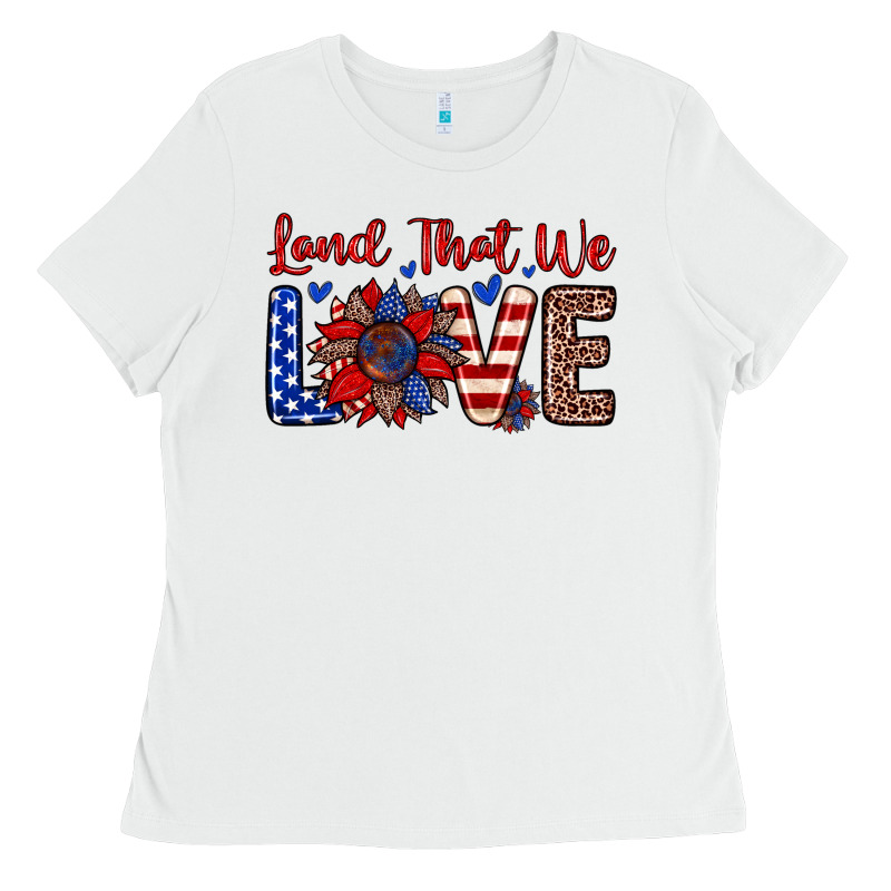 Land That We Love Ladies Tee by Zillion Design Studio | Teevron